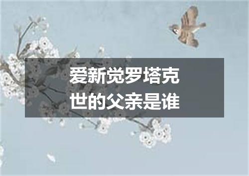 爱新觉罗塔克世的父亲是谁