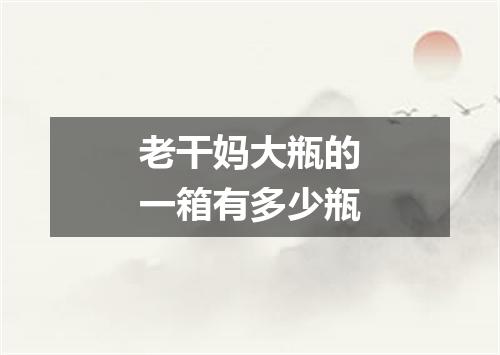 老干妈大瓶的一箱有多少瓶