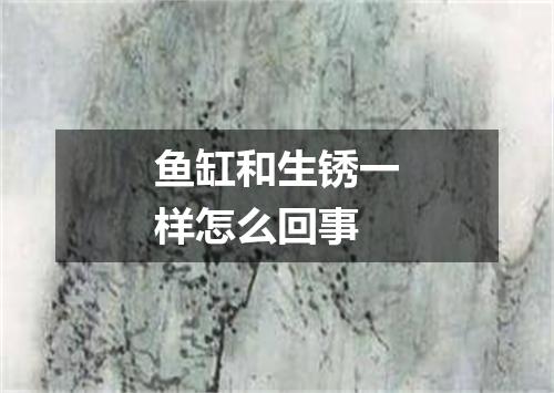 鱼缸和生锈一样怎么回事