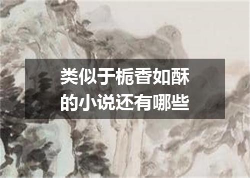 类似于栀香如酥的小说还有哪些