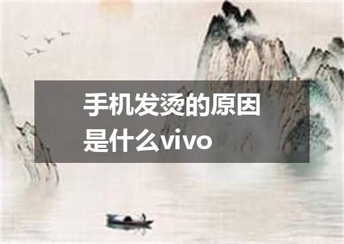 手机发烫的原因是什么vivo