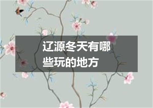 辽源冬天有哪些玩的地方