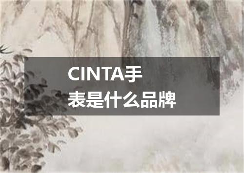 CINTA手表是什么品牌