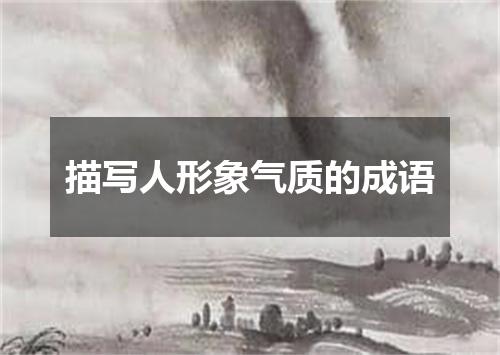 描写人形象气质的成语