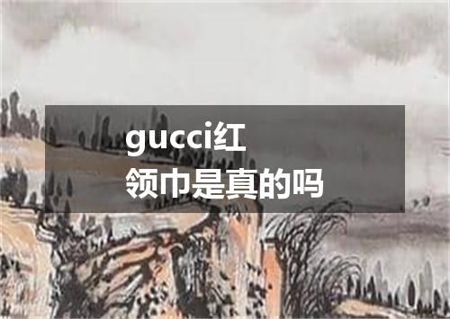 gucci红领巾是真的吗