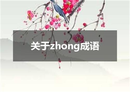 关于zhong成语