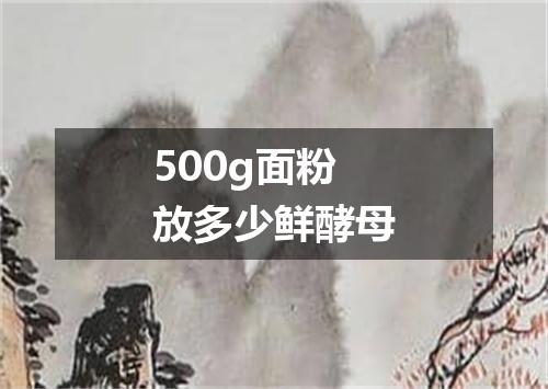 500g面粉放多少鲜酵母