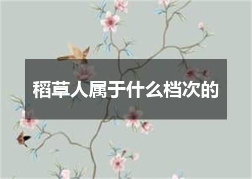 稻草人属于什么档次的