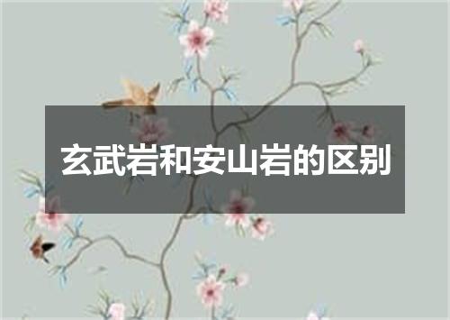 玄武岩和安山岩的区别