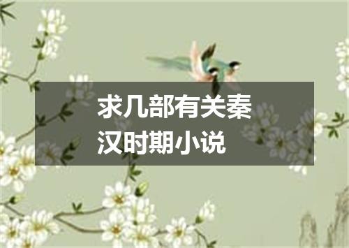 求几部有关秦汉时期小说