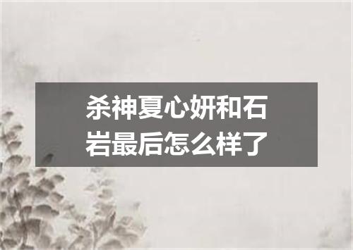 杀神夏心妍和石岩最后怎么样了