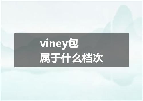 viney包属于什么档次
