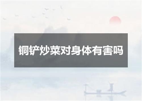 铜铲炒菜对身体有害吗