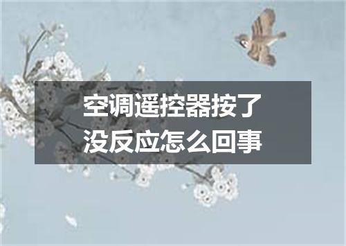 空调遥控器按了没反应怎么回事