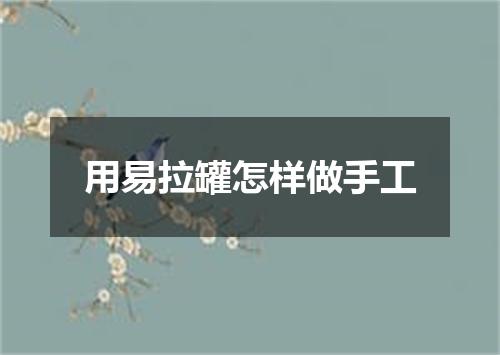 用易拉罐怎样做手工