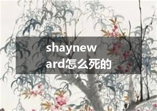 shayneward怎么死的