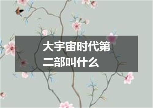 大宇宙时代第二部叫什么