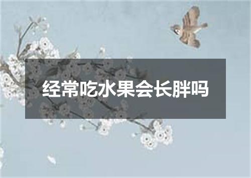 经常吃水果会长胖吗