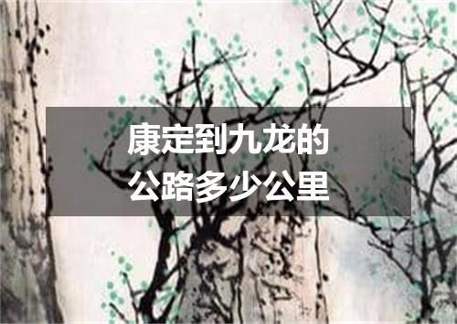 康定到九龙的公路多少公里