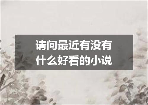请问最近有没有什么好看的小说
