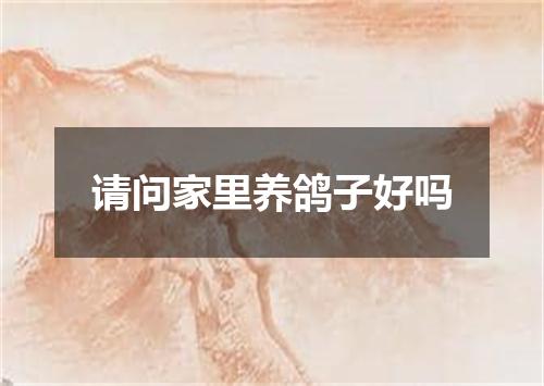 请问家里养鸽子好吗