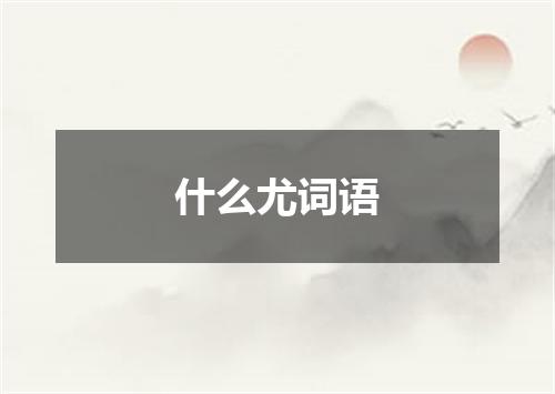 什么尤词语