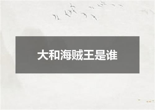 大和海贼王是谁