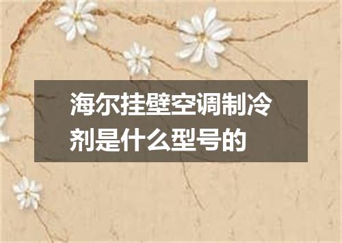 海尔挂壁空调制冷剂是什么型号的