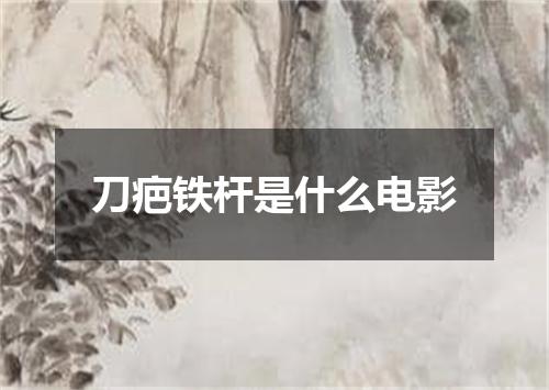 刀疤铁杆是什么电影