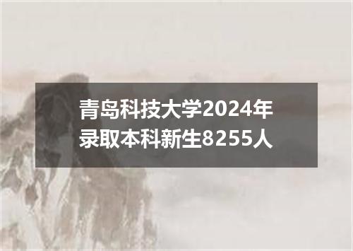 青岛科技大学2024年录取本科新生8255人