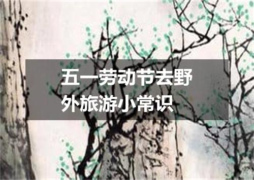 五一劳动节去野外旅游小常识