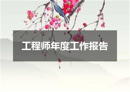工程师年度工作报告