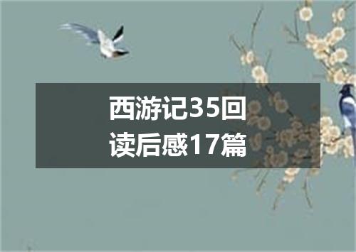 西游记35回读后感17篇