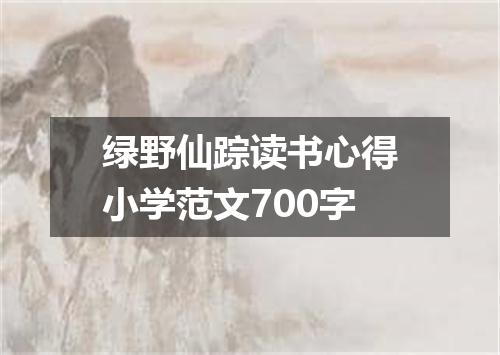 绿野仙踪读书心得小学范文700字