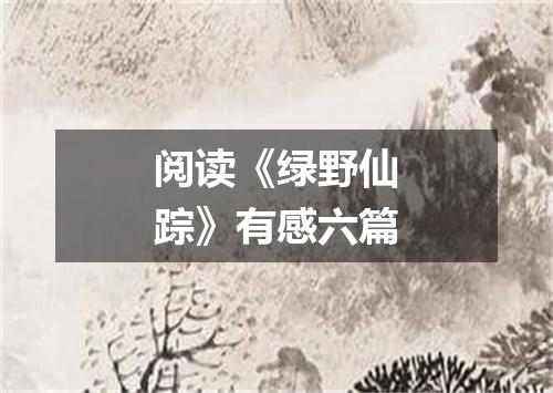 阅读《绿野仙踪》有感六篇