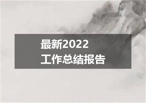 最新2022工作总结报告