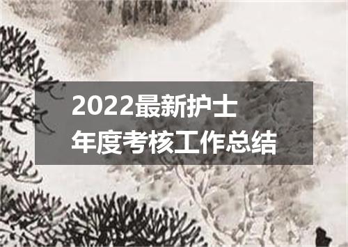 2022最新护士年度考核工作总结