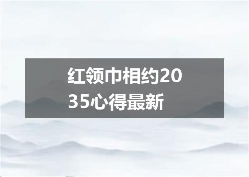 红领巾相约2035心得最新