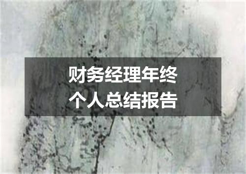 财务经理年终个人总结报告