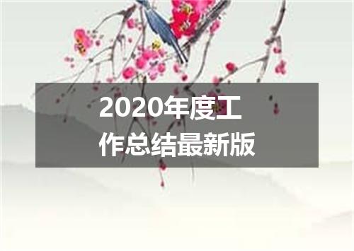 2020年度工作总结最新版