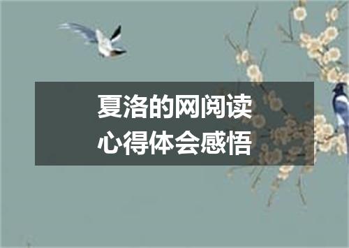 夏洛的网阅读心得体会感悟