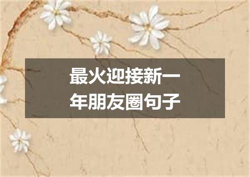 最火迎接新一年朋友圈句子