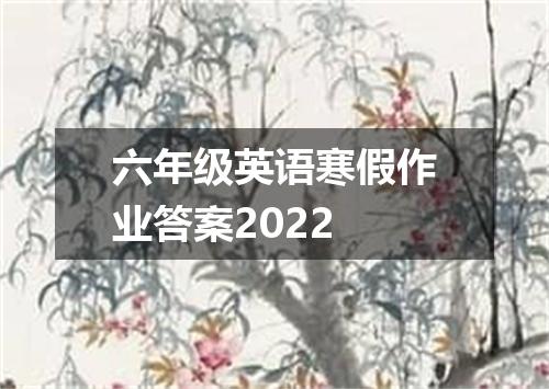 六年级英语寒假作业答案2022