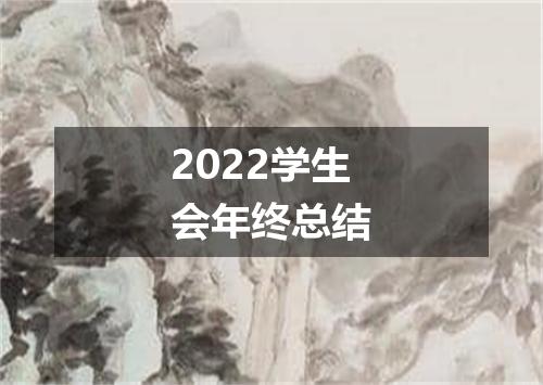2022学生会年终总结