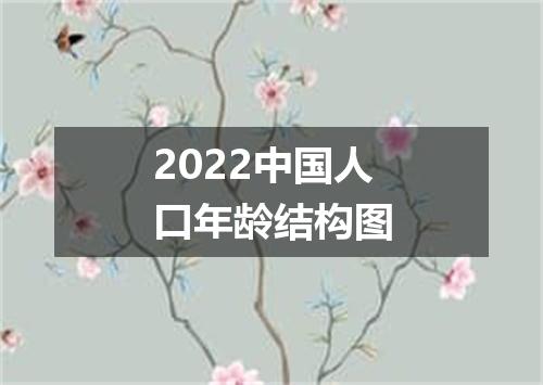 2022中国人口年龄结构图