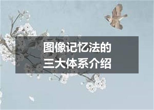 图像记忆法的三大体系介绍