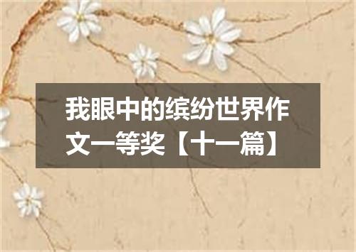 我眼中的缤纷世界作文一等奖【十一篇】