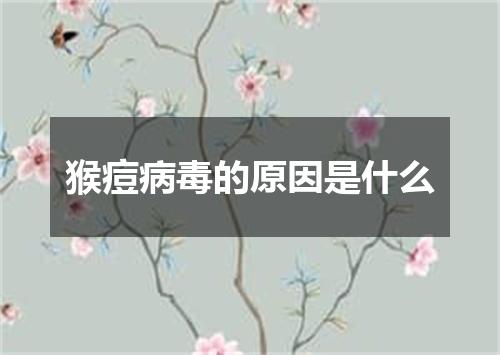 猴痘病毒的原因是什么