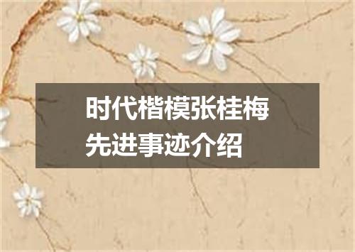 时代楷模张桂梅先进事迹介绍