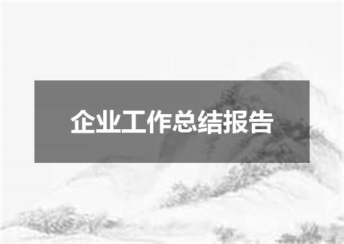 企业工作总结报告
